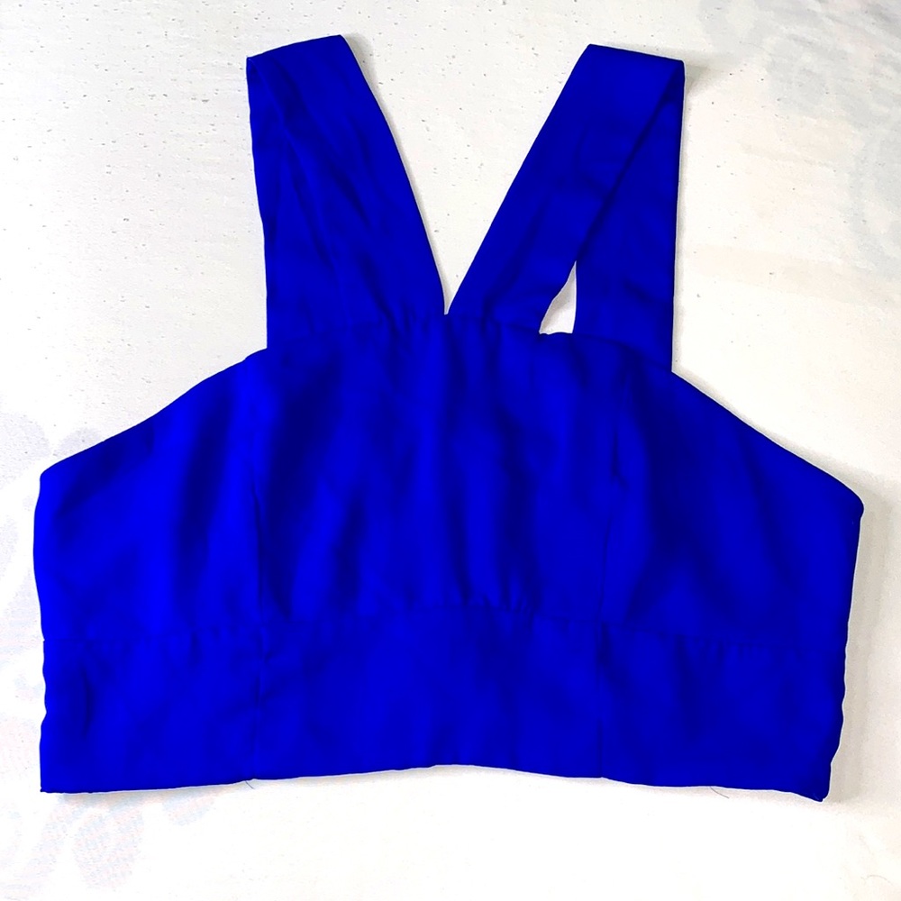 Royal Blue Crop top